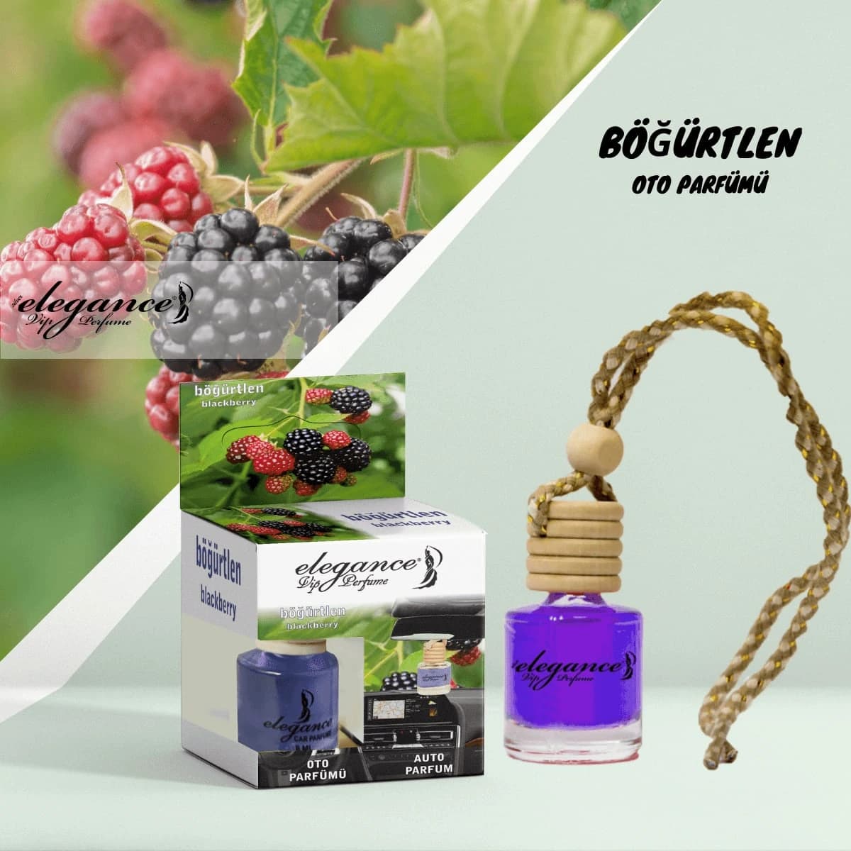 Böğürtlen Bambu Kapaklı Oto Kokusu
