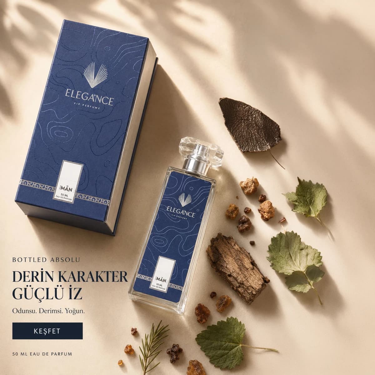 Bottled Absolu Edp 50 ml – Odunsu ve Derimsi Erkek Parfümü (E-144)