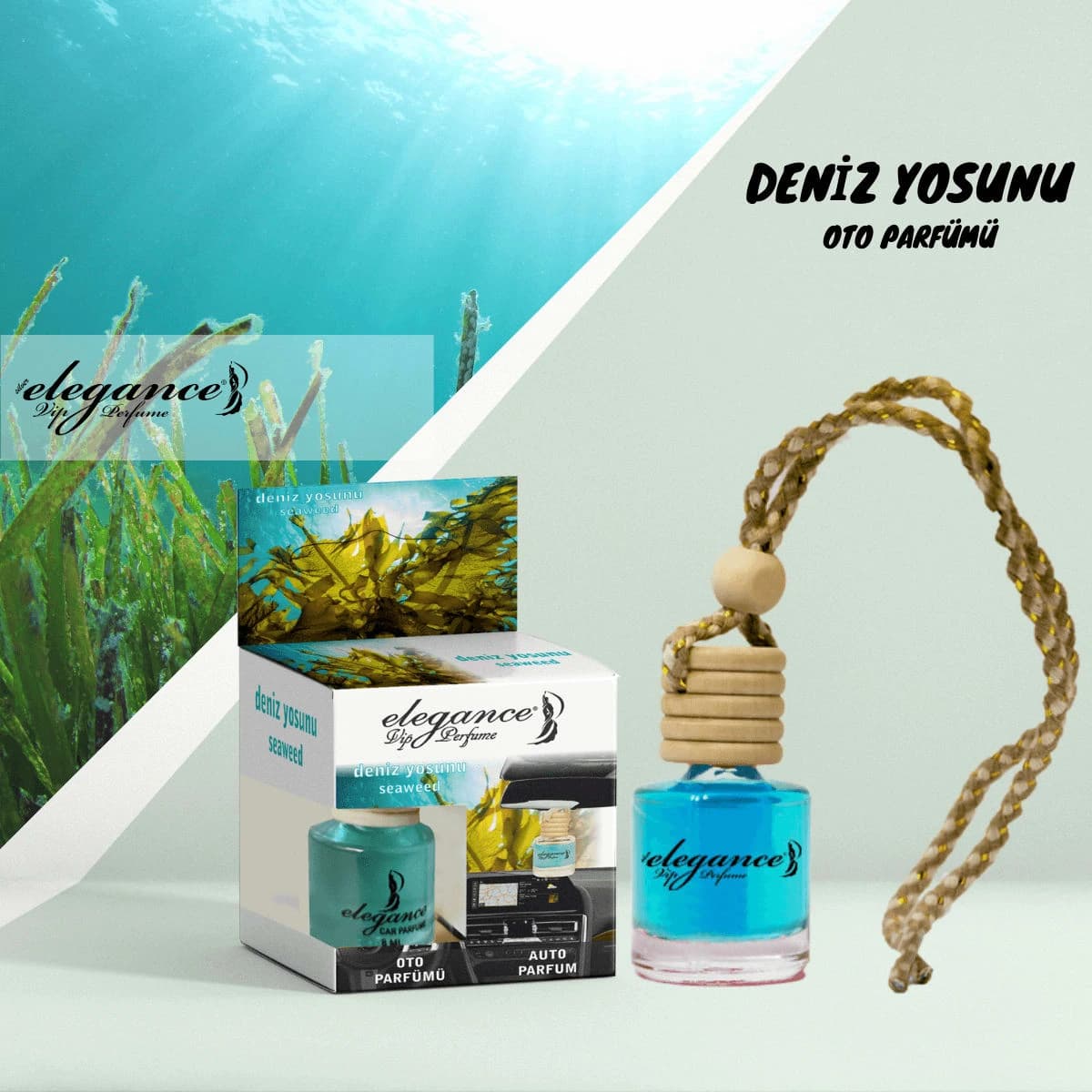 Deniz Yosunu Bambu Kapaklı Oto Kokusu