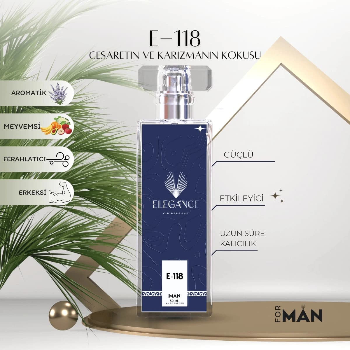 E-118 Eau De Parfum For Men