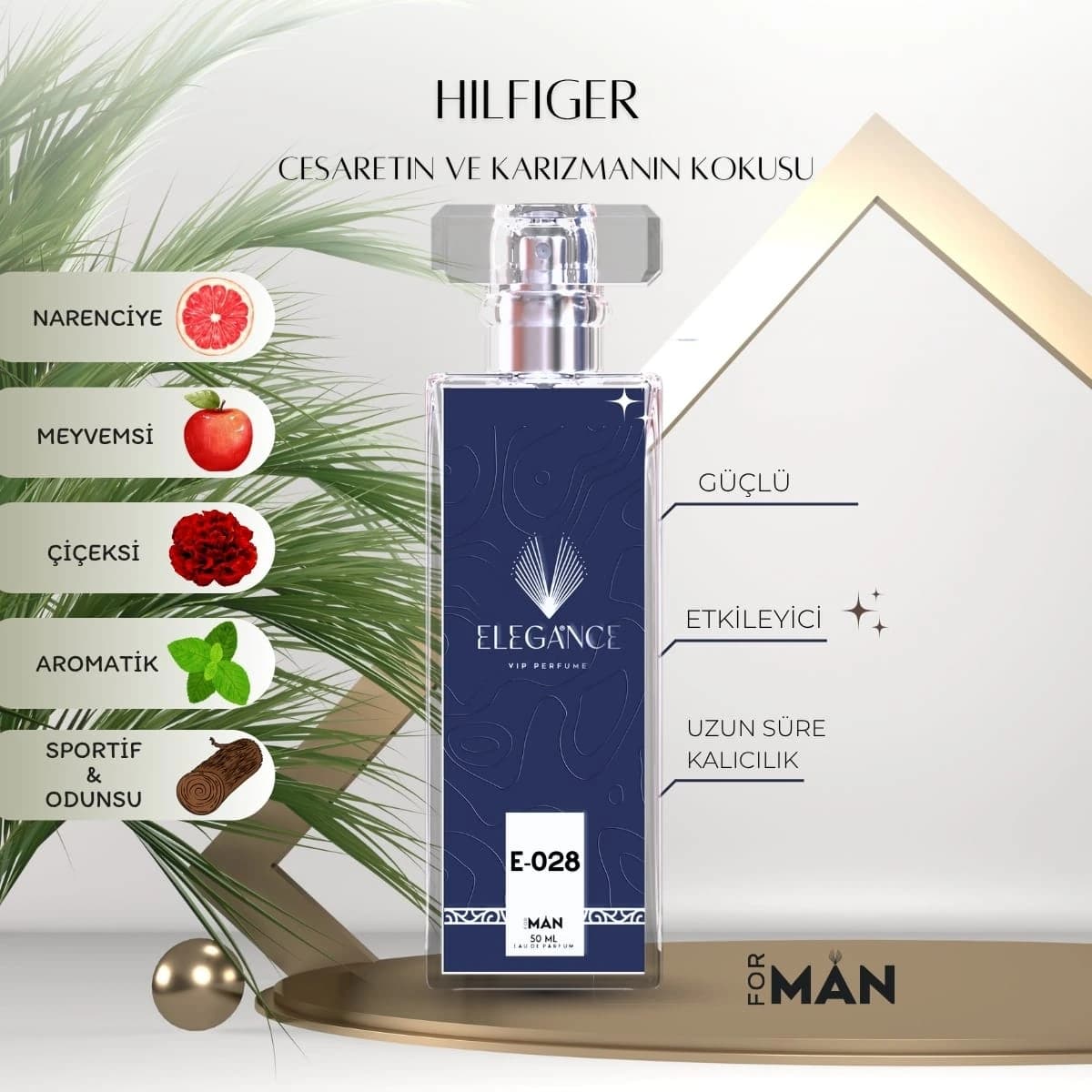 Hilfiger Edp 50 ml – Ferah ve Sportif Erkek Parfümü (E-028)
