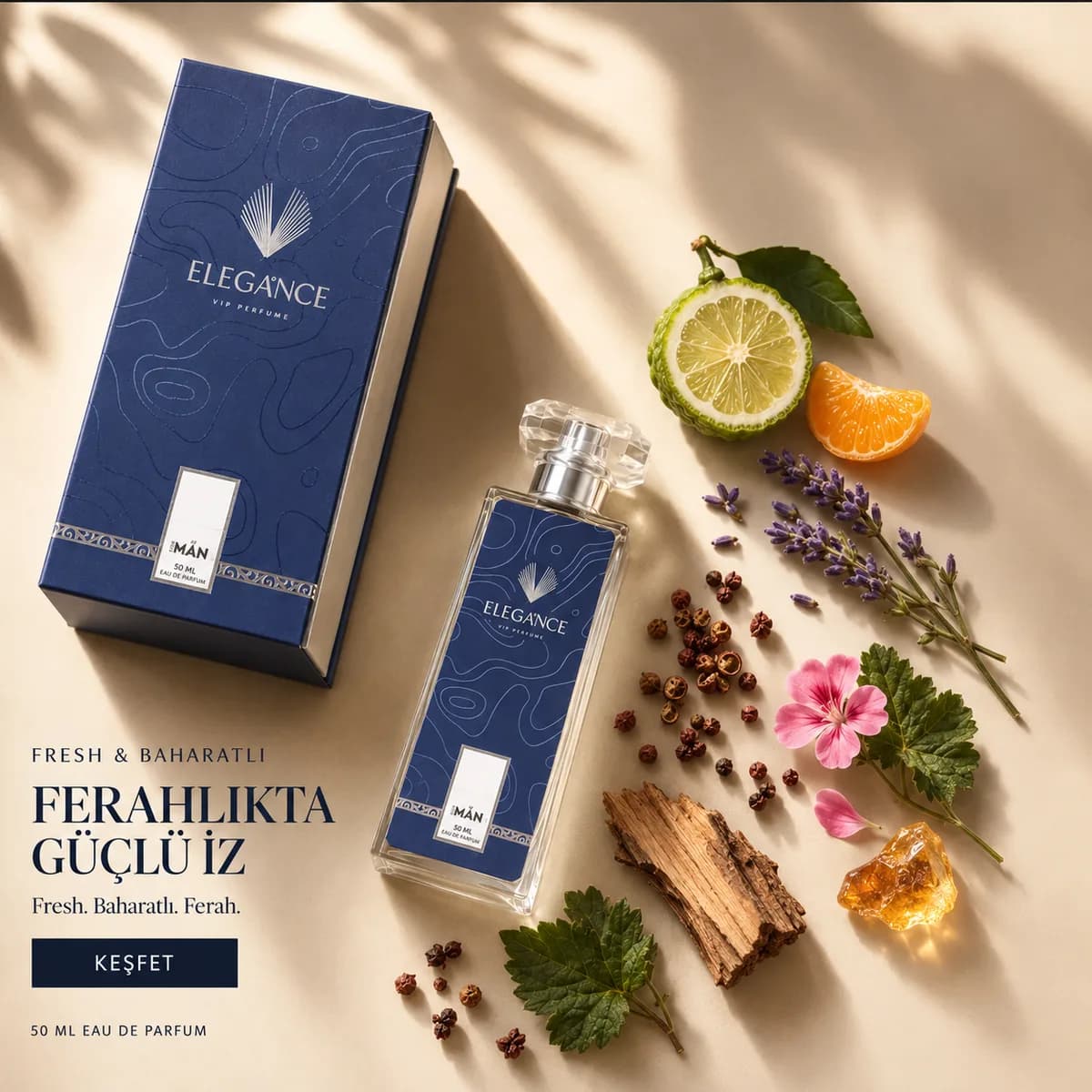 Sauvage Edp 50 ml – Ferah ve Baharatlı Erkek Parfümü (E-063)