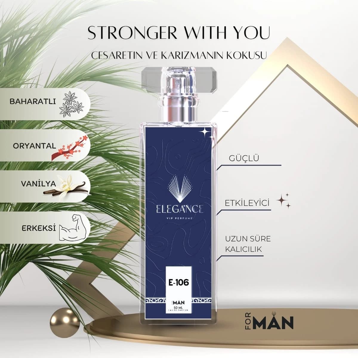 Stronger With You Edp 50 ml – Odunsu ve Aromatik Erkek Parfümü