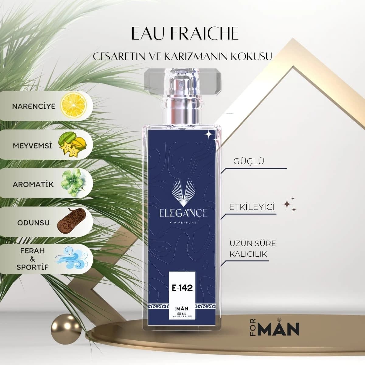 Eau Fraiche Edp 50 ml – Ferah ve Akvatik Erkek Parfümü (E-142)
