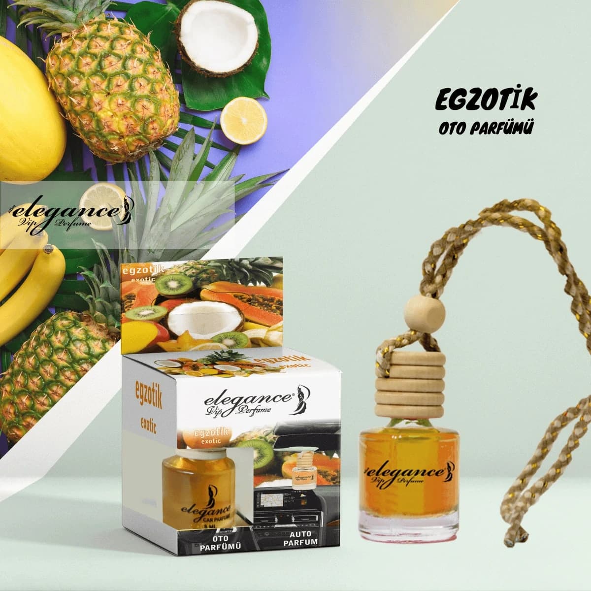 Egzotik Bambu Kapaklı Oto Kokusu