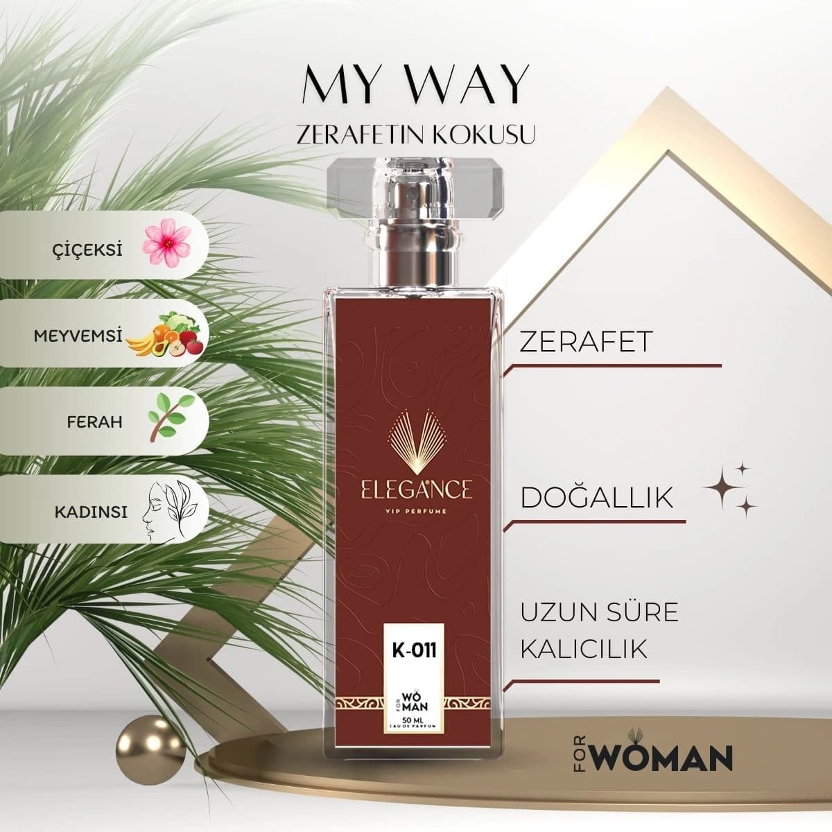 My Way Edp 50 ml – Zarif Çiçeksi Dokunuş ve Feminen Işıltı (K-011)