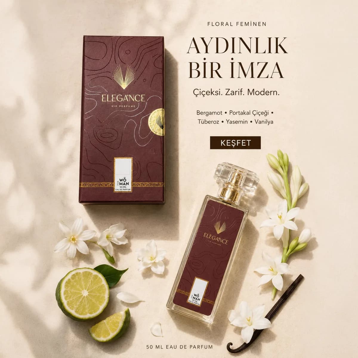 My Way Edp 50 ml – Zarif Çiçeksi Dokunuş ve Feminen Işıltı (K-011)