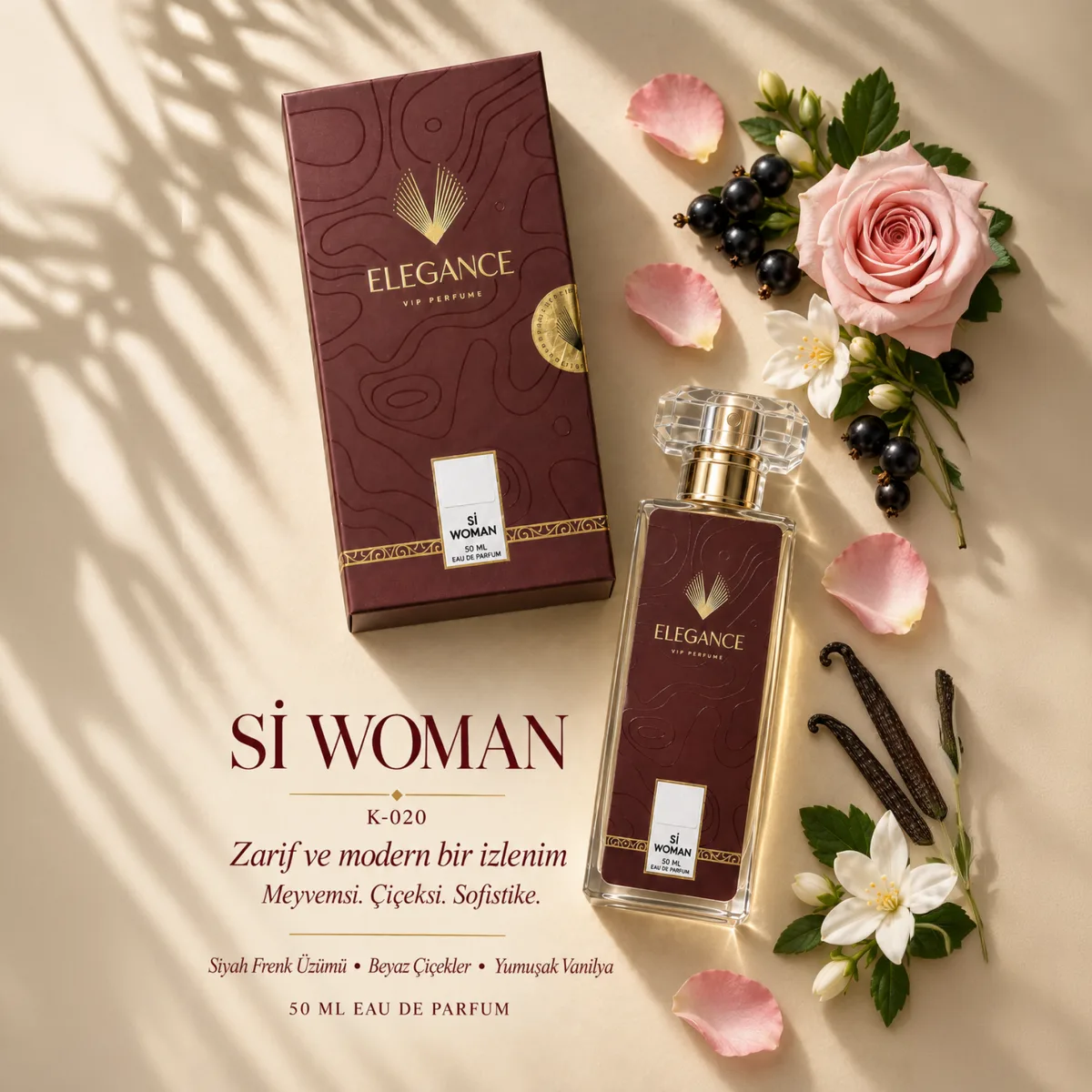 Sí Edp 50 ml – Meyvemsi ve Çiçeksi Kadın Parfümü (K-020)