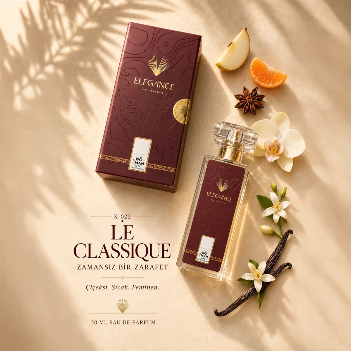 Le Classique Edp 50 ml – Çiçeksi ve Oryantal Kadın Parfümü (K-022)