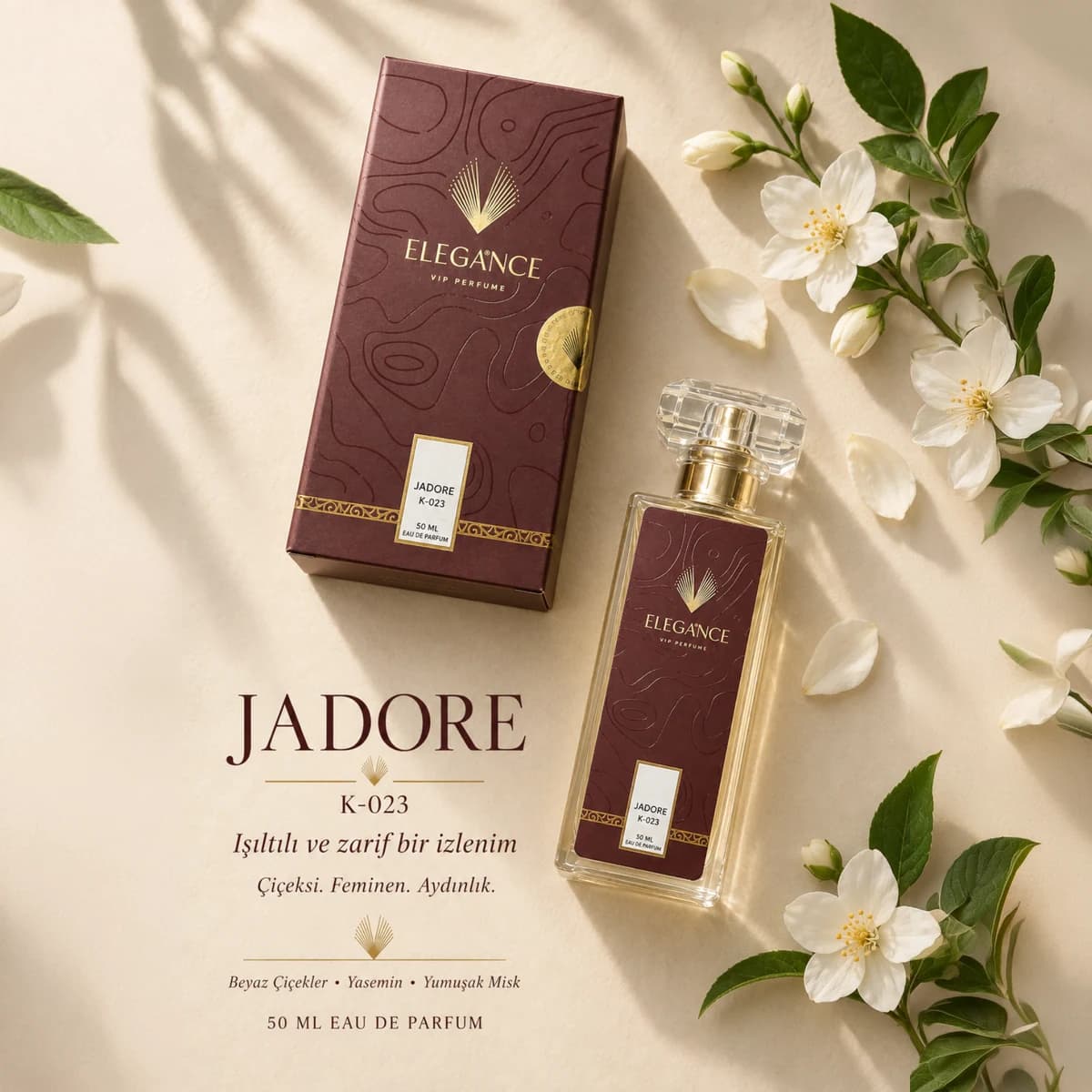 Jadore Edp 50 ml – Çiçeksi ve Meyvemsi Kadın Parfümü (K-023)