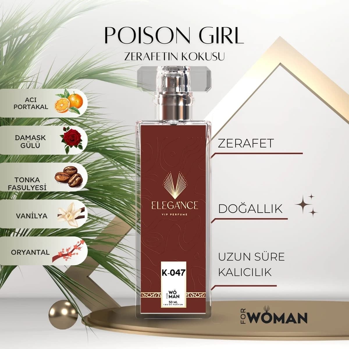 Poison Girl Edp 50 ml – Tatlı, Vanilyalı ve Oryantal Kadın Parfümü (K-047)