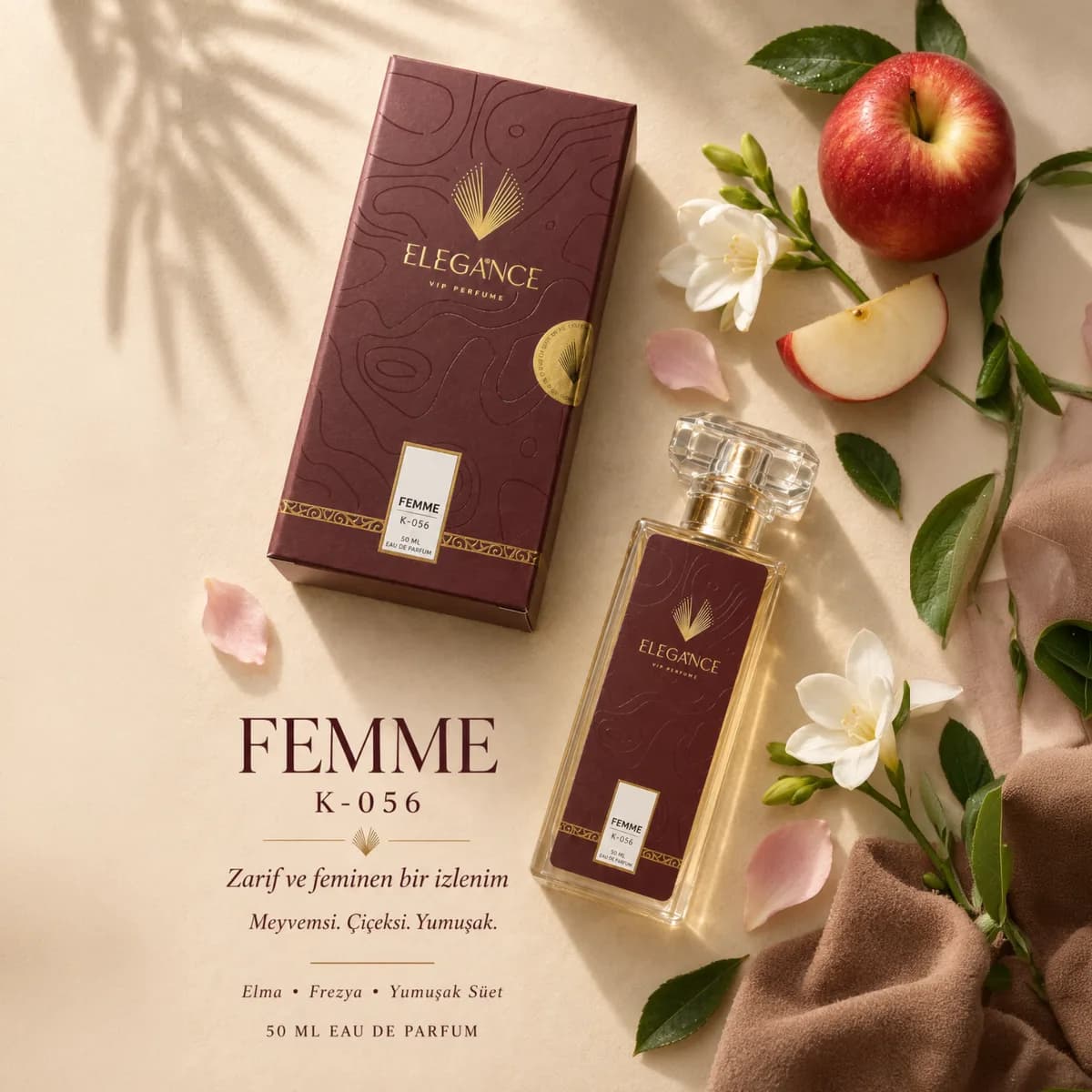 Femme Edp 50 ml – Meyvemsi ve Baharatlı Kadın Parfümü (K-056)