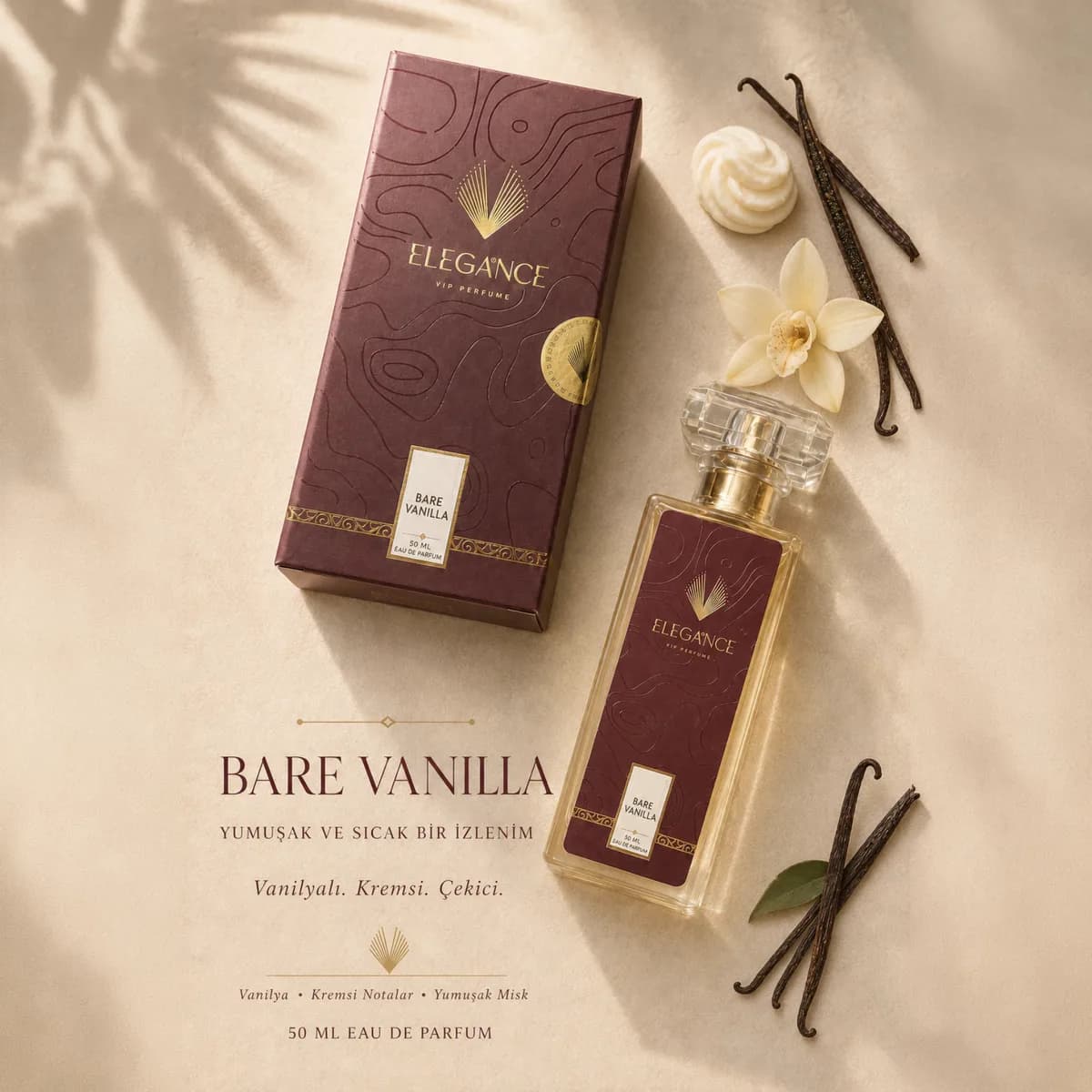 Bare Vanilla Edp 50 ml – Tatlı ve Vanilyalı Kadın Parfümü (K-069)