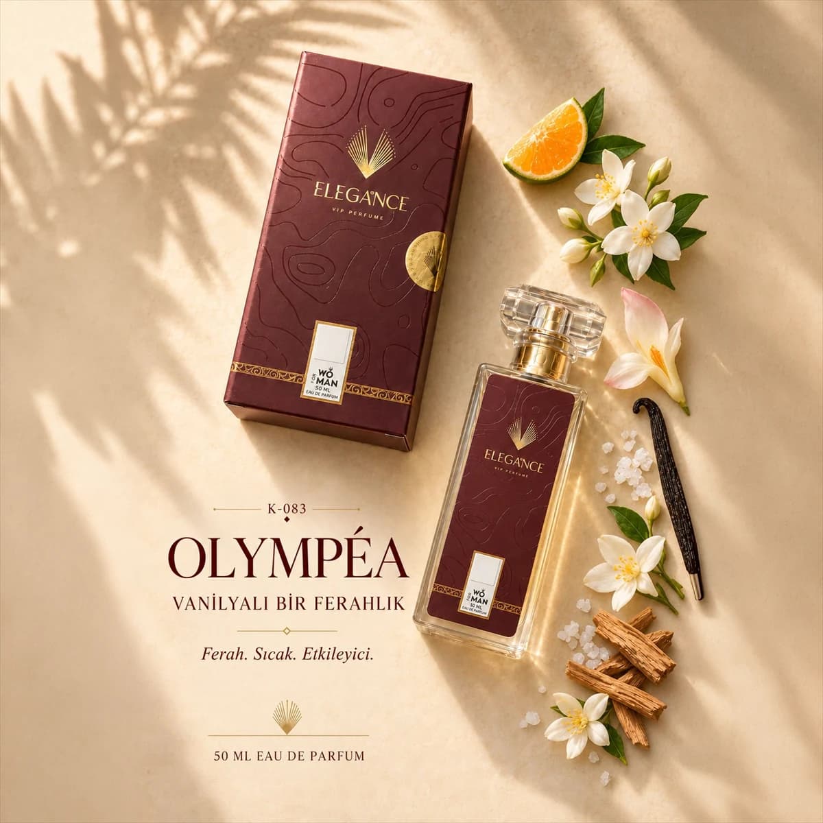 Olympéa Edp 50 ml – Oryantal ve Fresh Kadın Parfümü (K-083)