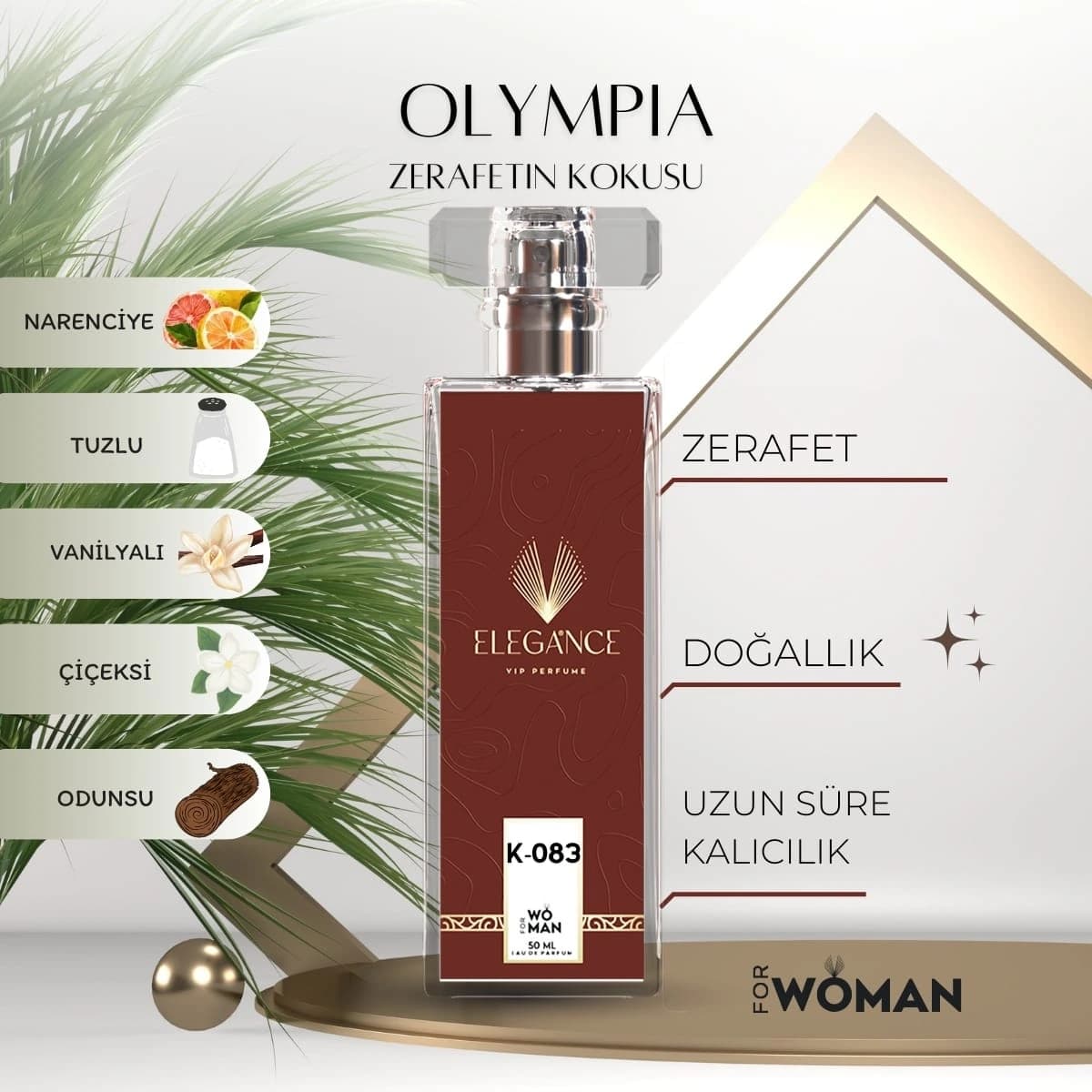 Olympéa Edp 50 ml – Oryantal ve Fresh Kadın Parfümü (K-083)