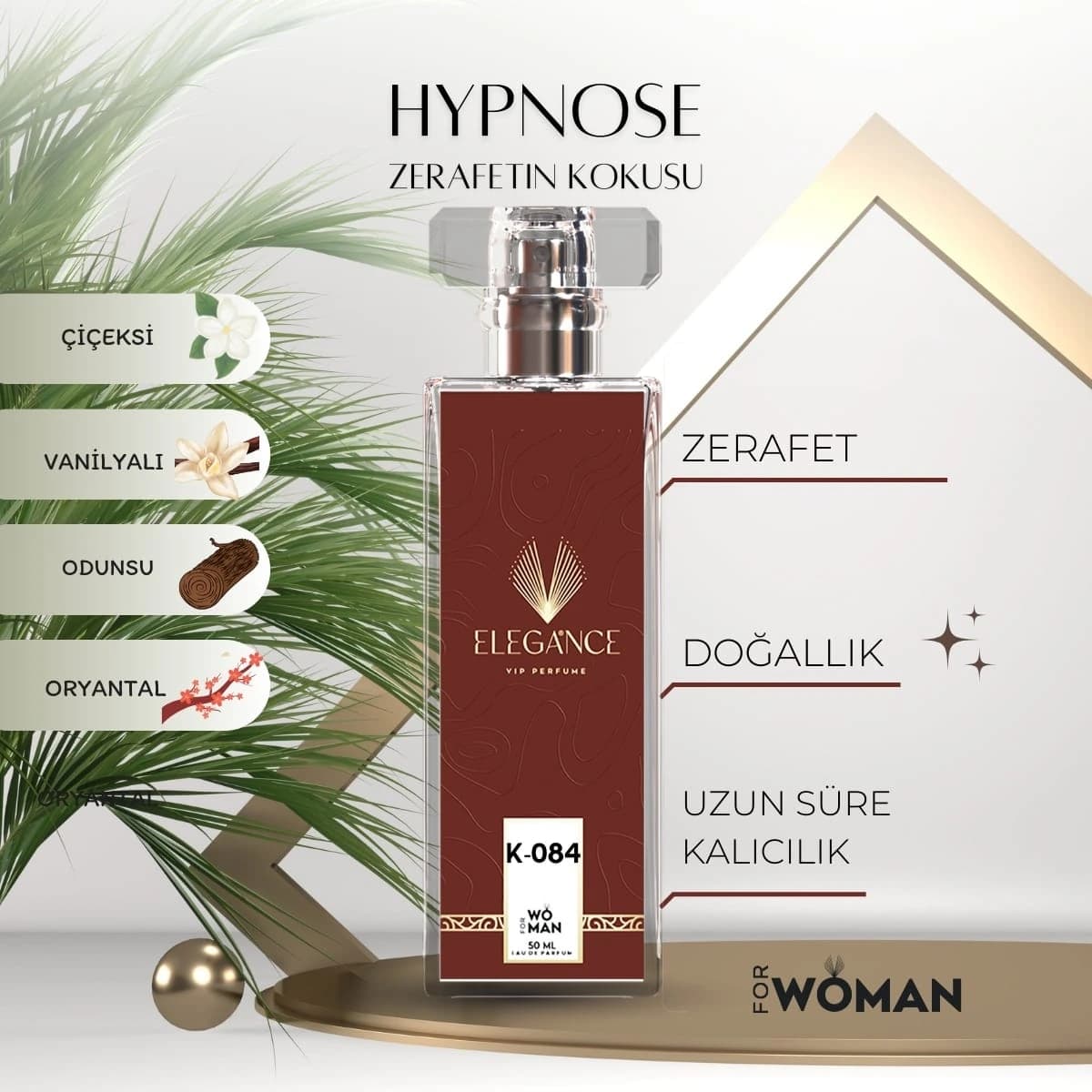 Hypnôse Edp 50 ml – Oryantal ve Vanilyalı Kadın Parfümü (K-084)