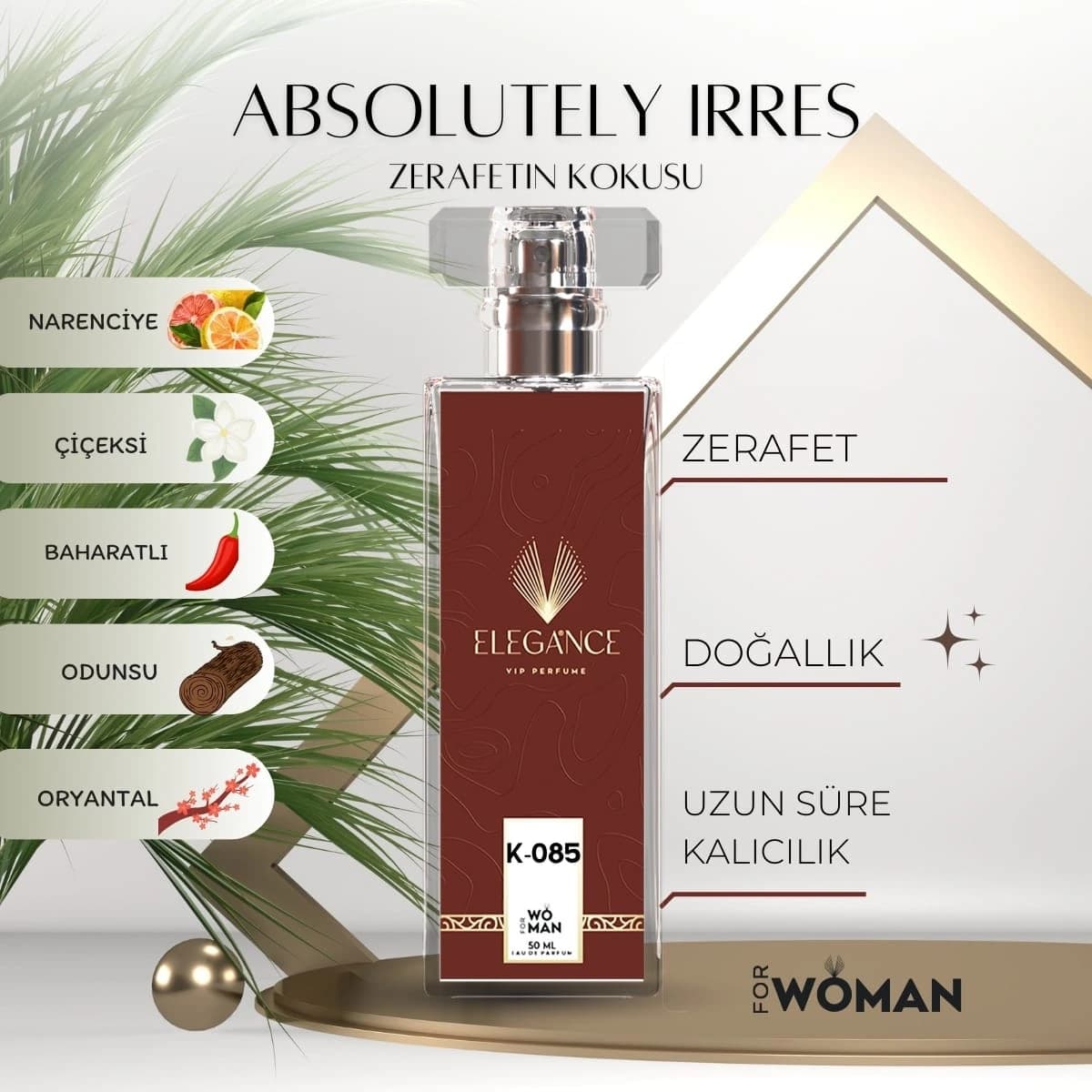 Absolutely Irres Edp 50 ml – Çiçeksi ve Oryantal Kadın Parfümü (K-085)