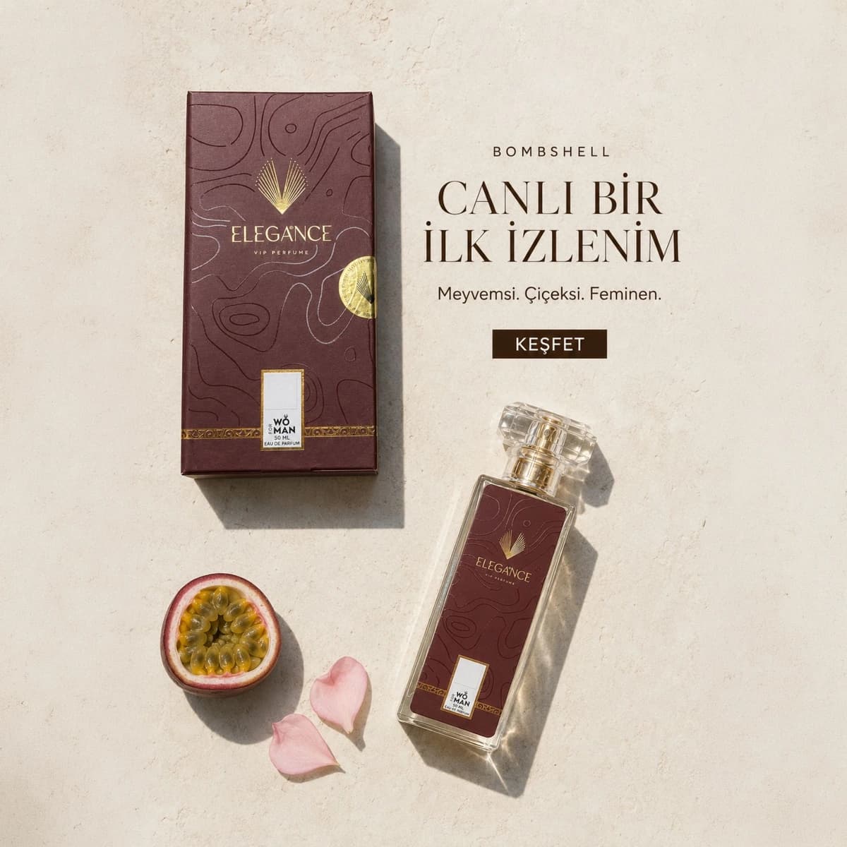 Bombshell Edp 50 ml – Meyvemsi Çiçeksi Kadın Parfümü (K-147)