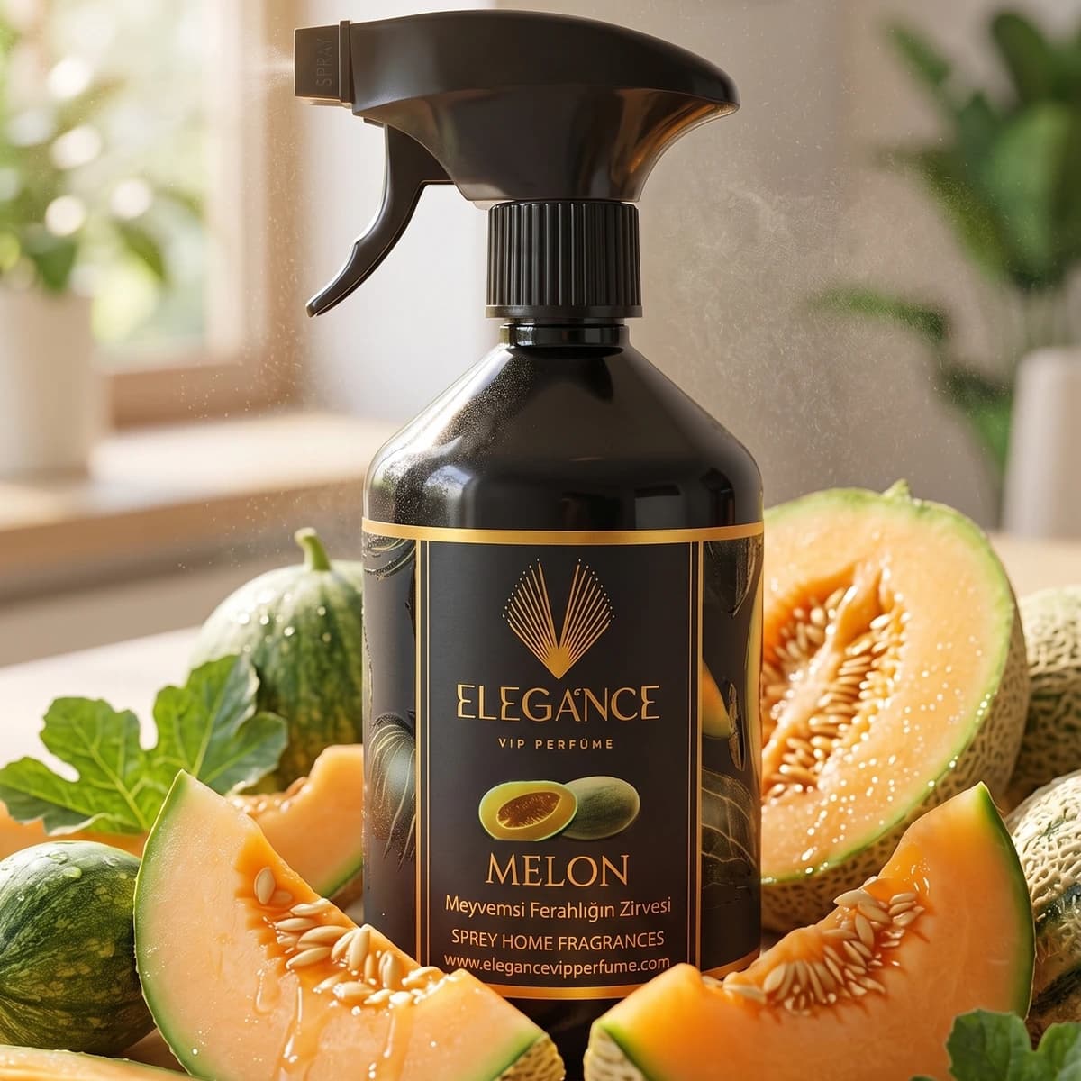 Kavun Kokulu Oda Spreyi 500 ml – Ferahlatıcı Meyvemsi Kalıcılık | Melon Elegance Home Fragrance