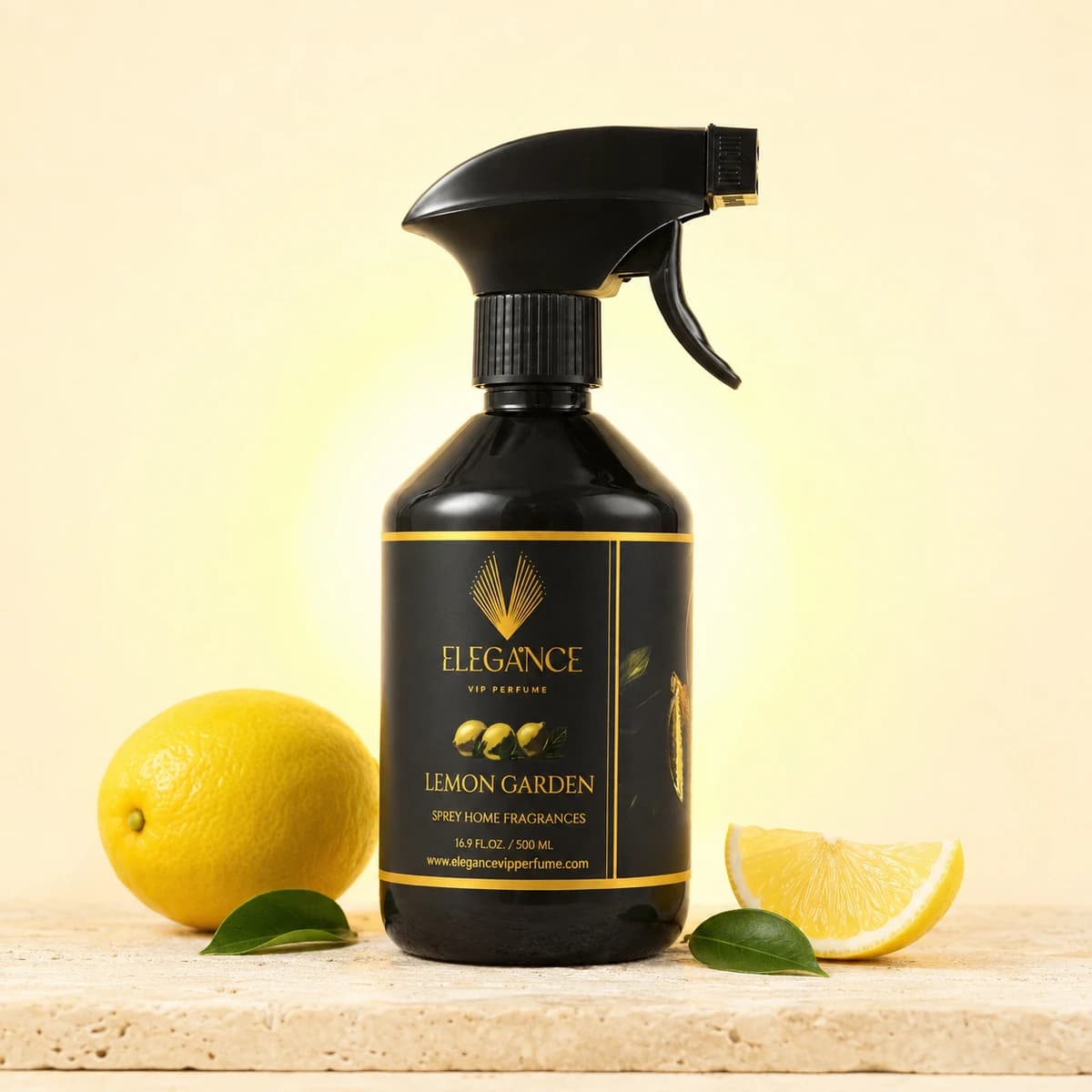 Limon Dilimi Oda ve Ortam Kokusu Sprey 500 ml – Ferah, Canlandırıcı ve Yüksek Performanslı Koku | Elegance Home Fragrance