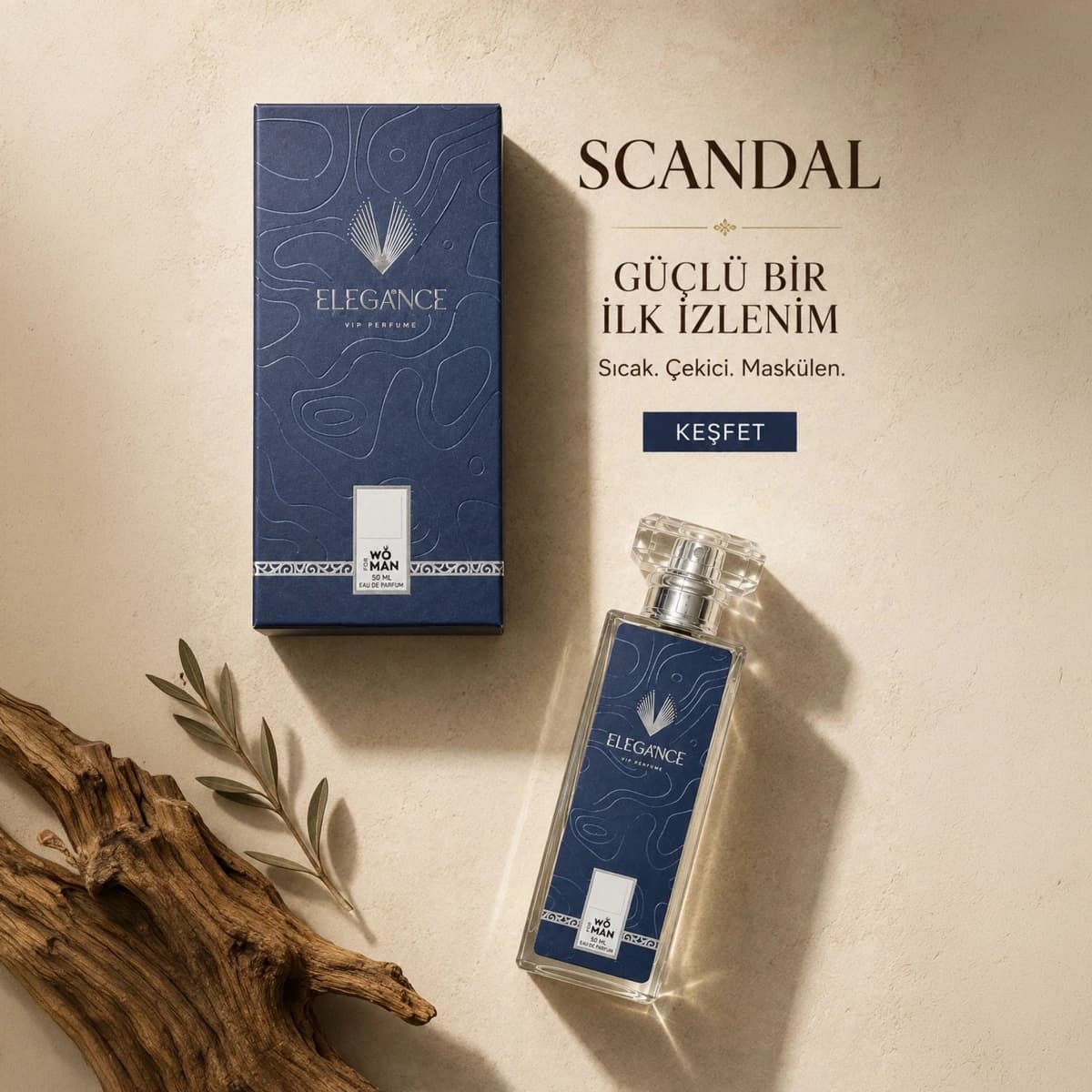 Scandal Edp 50 ml – Narenciyeli Çiçeksi Gurme Erkek Parfümü (E-145)