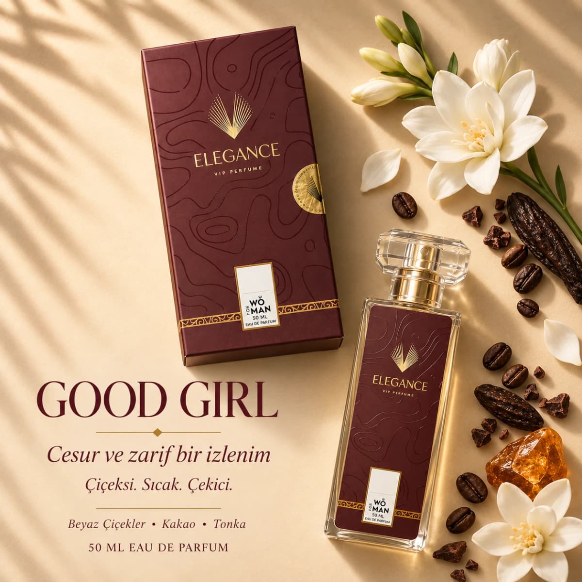 K-118 "GoodGirl" Edp 50 ml– Çiçeksi ve Oryantal Kadın Parfümü