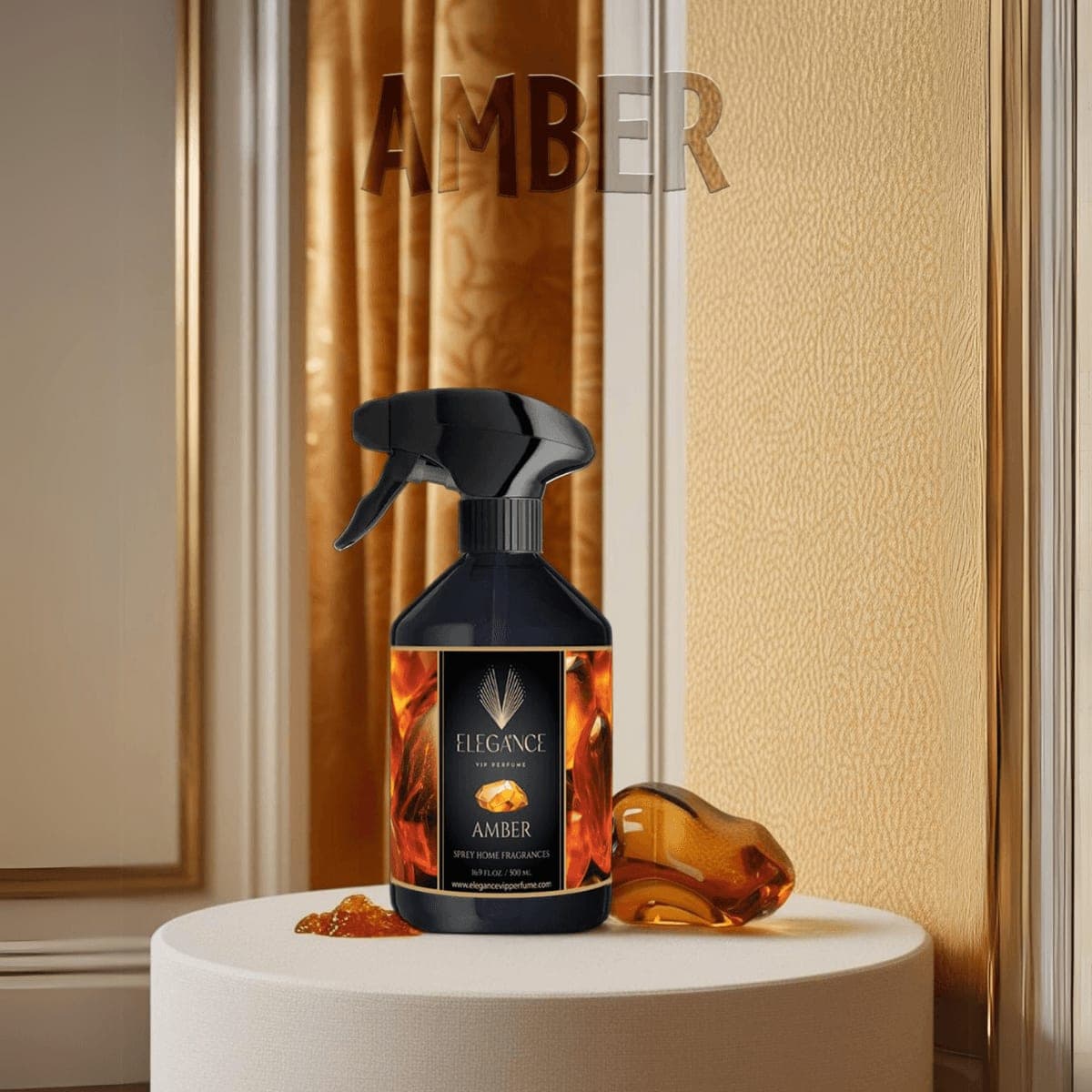 Amber oda spreyi 500 ml – kalıcı, zengin ve etkileyici koku