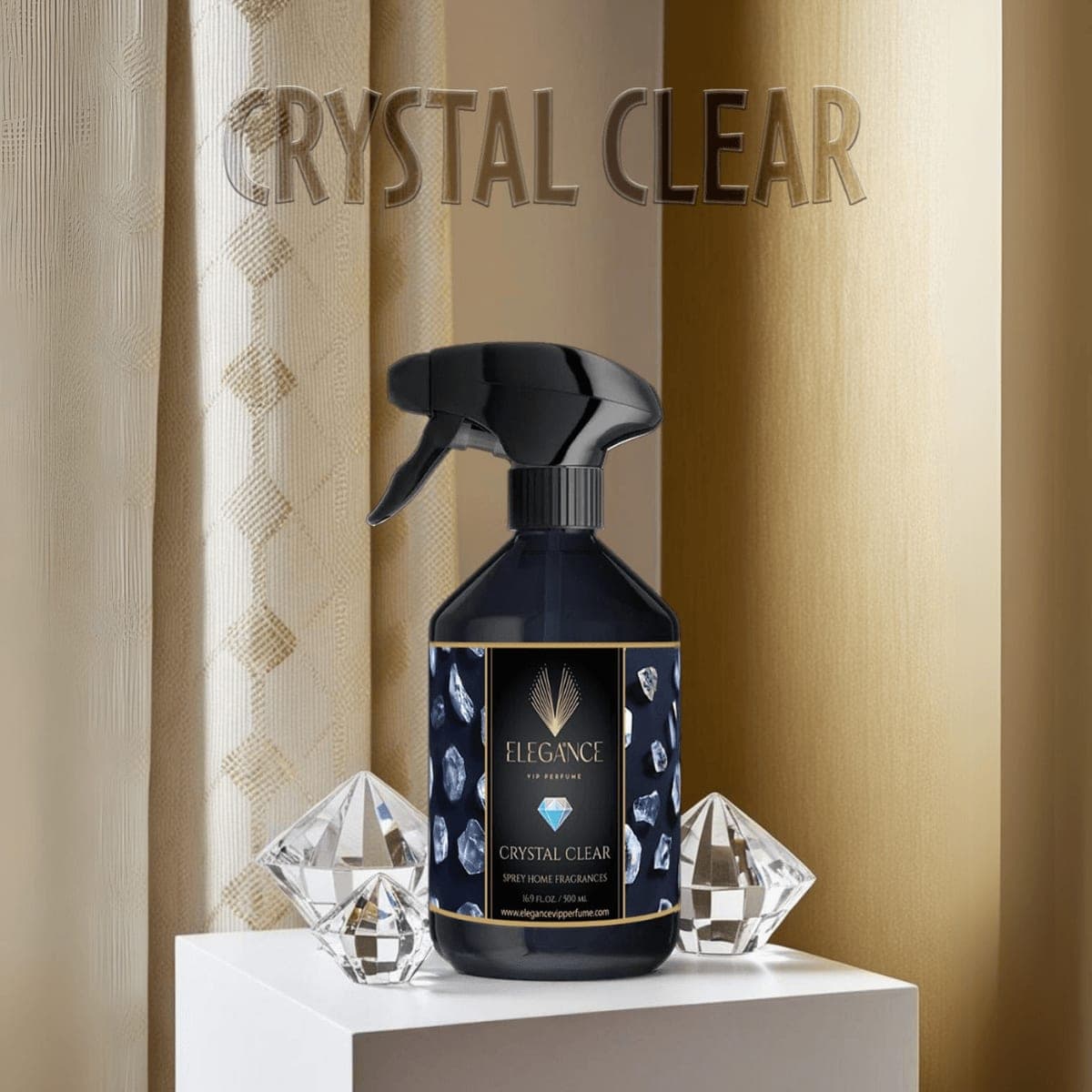 Crystal Clear oda spreyi 500 ml – temiz, ferah ve sofistike koku