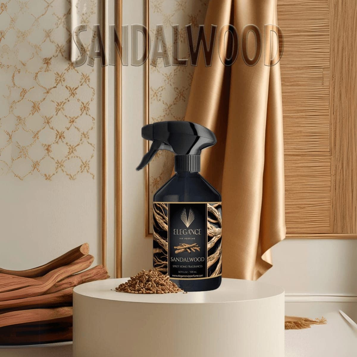 Sandal ağacı oda spreyi 500 ml – huzur veren lüks koku