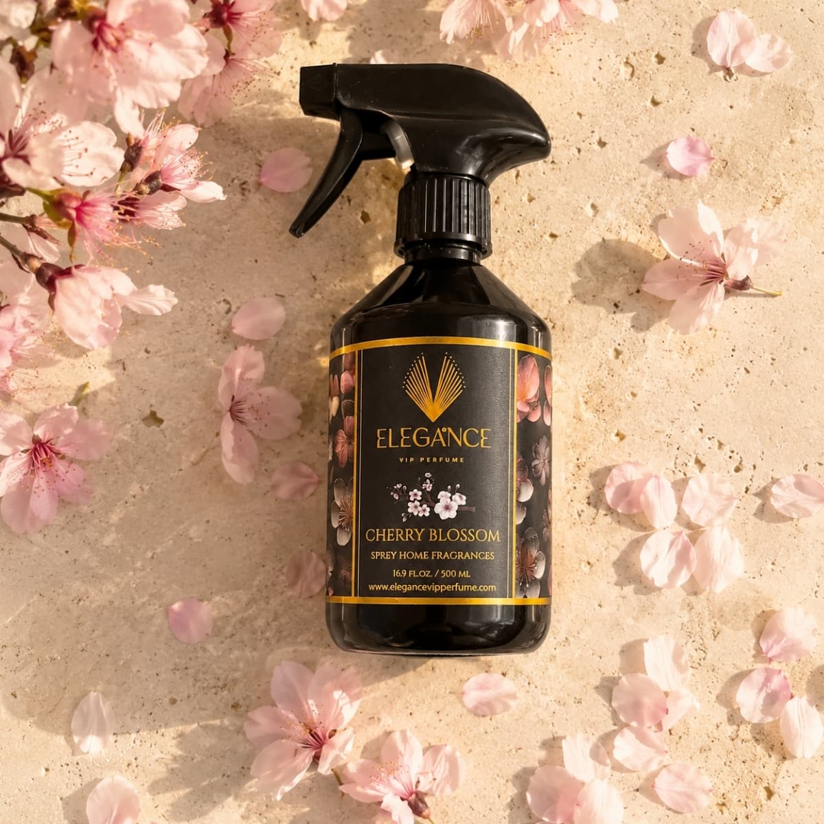 Japon Kiraz Çiçeği Oda Spreyi 500 ml | Bahar Ferahlığı ve Romantik Esinti – Elegance Cherry Blossom