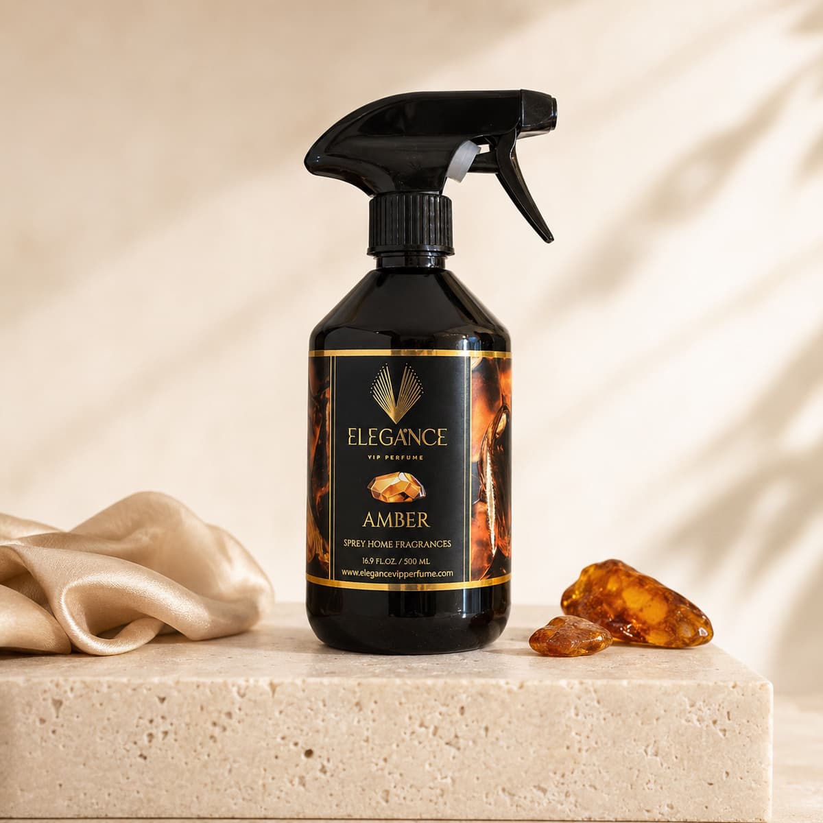Amber Oda Kokusu Sprey 500 ml – Kalıcı, Zengin ve Etkileyici Koku | Amber Home Fragrance