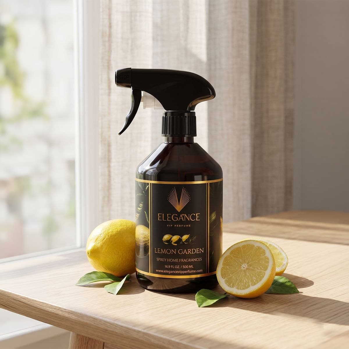 Limon Dilimi Oda ve Ortam Kokusu Sprey 500 ml – Ferah, Canlandırıcı ve Yüksek Performanslı Koku | Elegance Home Fragrance