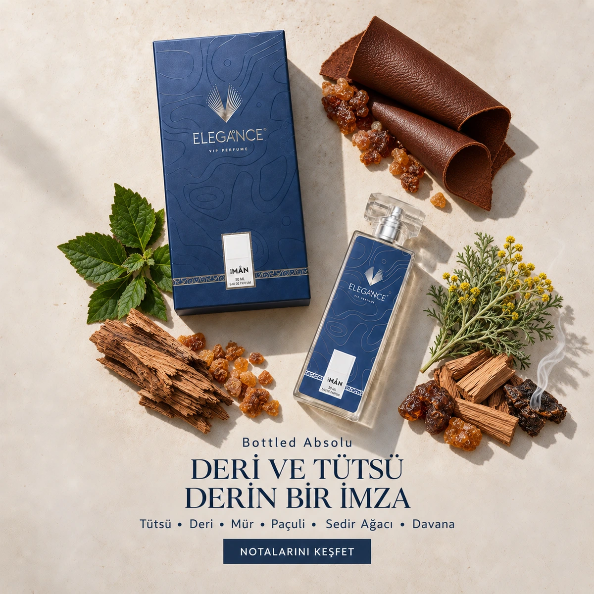 Bottled Absolu Edp 50 ml – Odunsu ve Derimsi Erkek Parfümü (E-144)