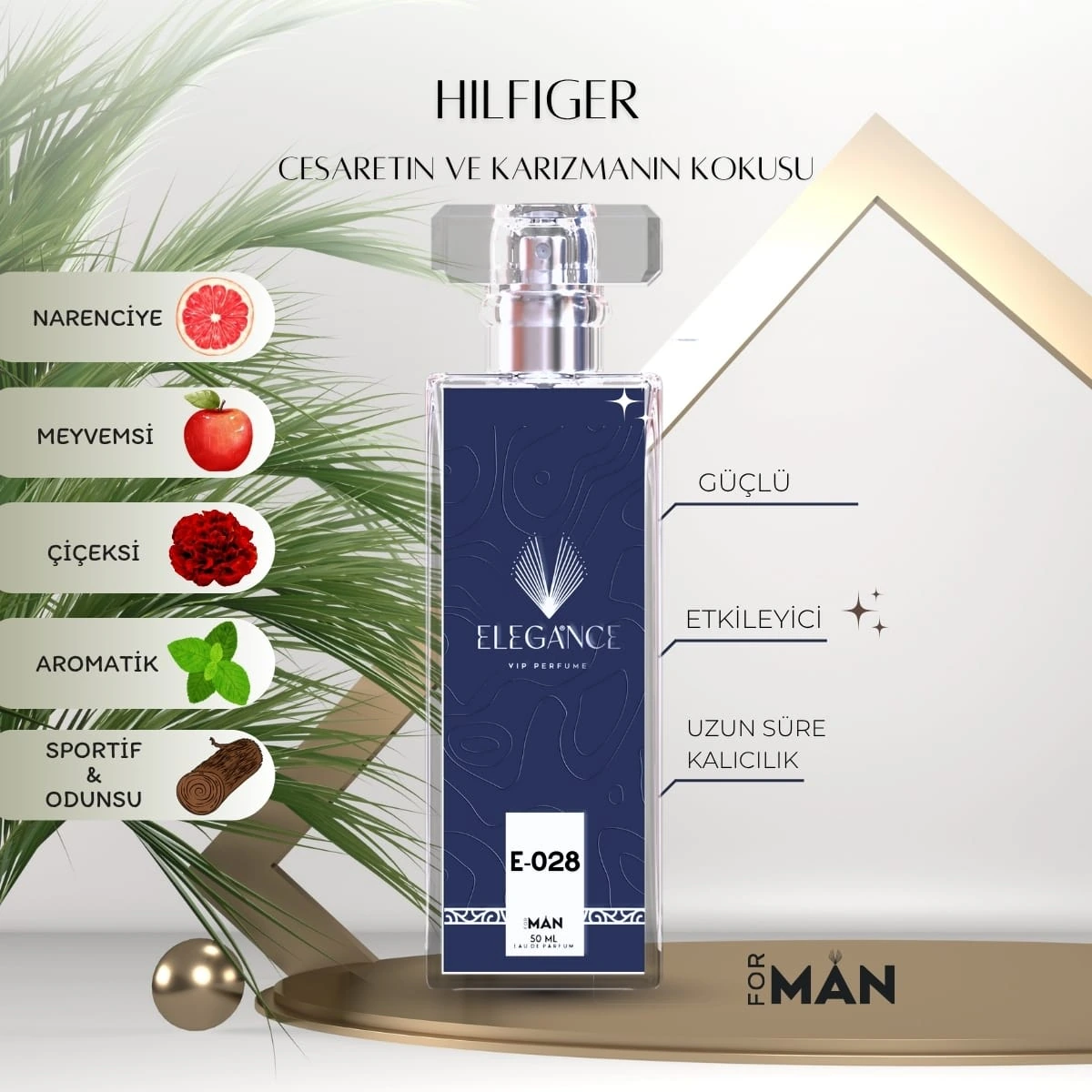 Hilfiger Edp 50 ml – Ferah ve Sportif Erkek Parfümü (E-028)