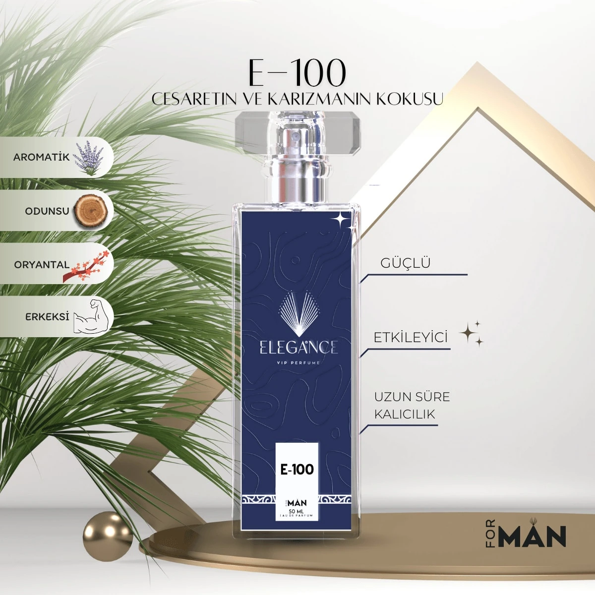 E-100 " Only The Brave " Eau De Parfum For Men