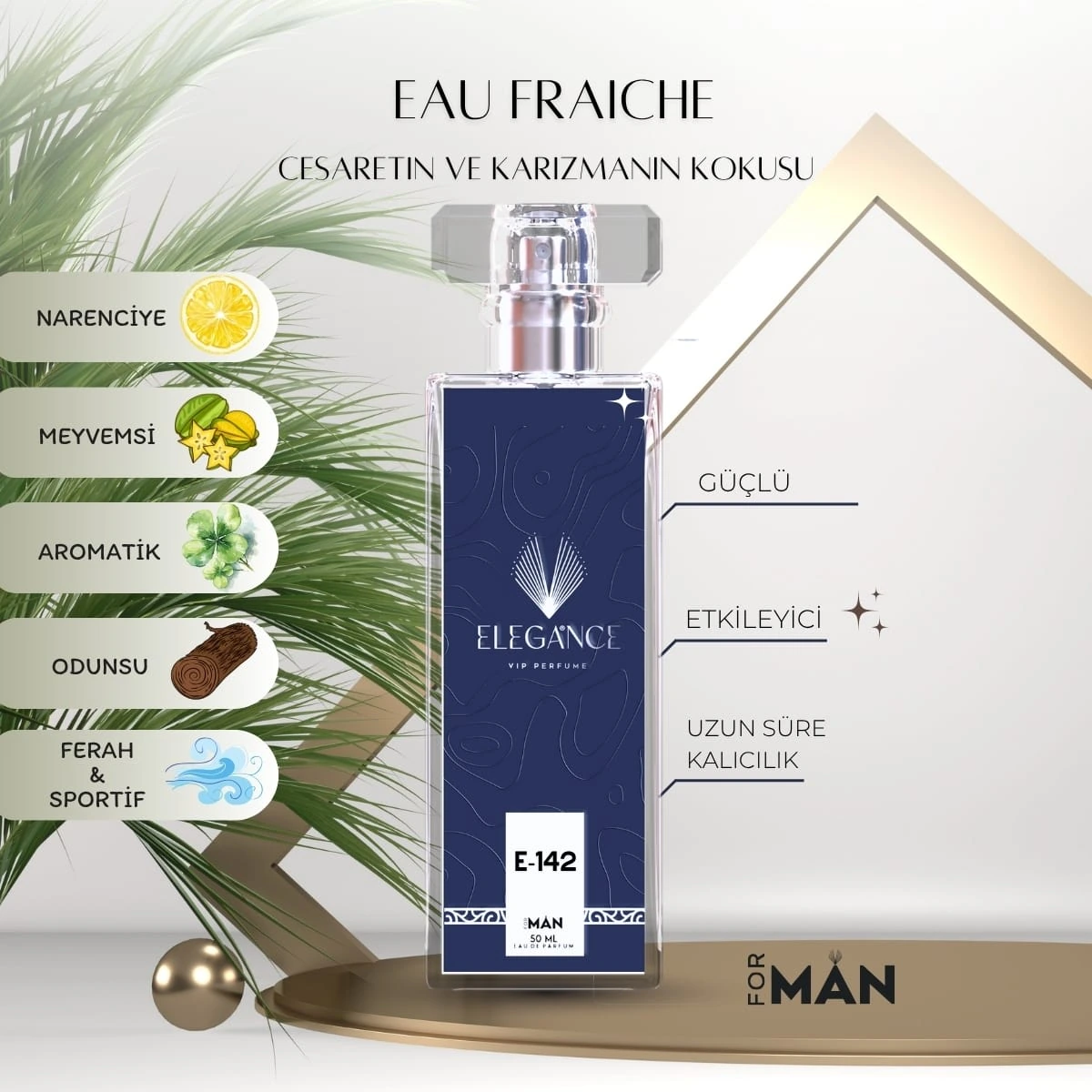 Eau Fraiche Edp 50 ml – Ferah ve Akvatik Erkek Parfümü (E-142)