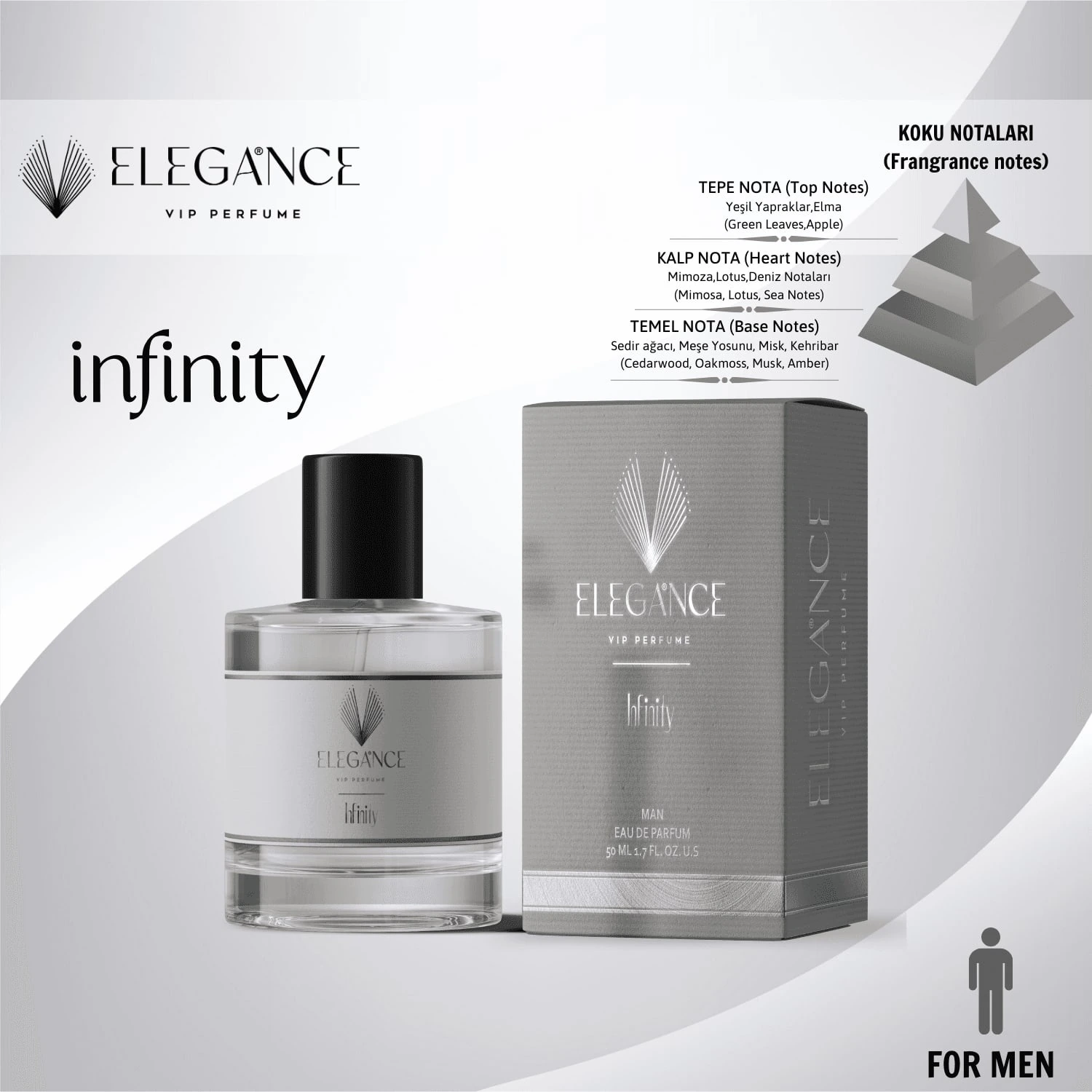 Infinity Edp 50 ml – Fresh ve Odunsu Unisex Parfüm