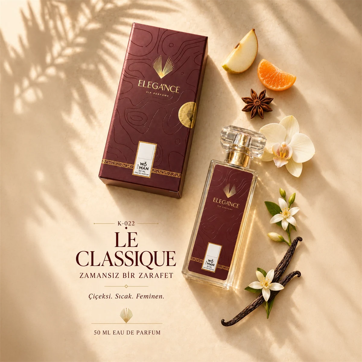 Le Classique Edp 50 ml – Çiçeksi ve Oryantal Kadın Parfümü (K-022)