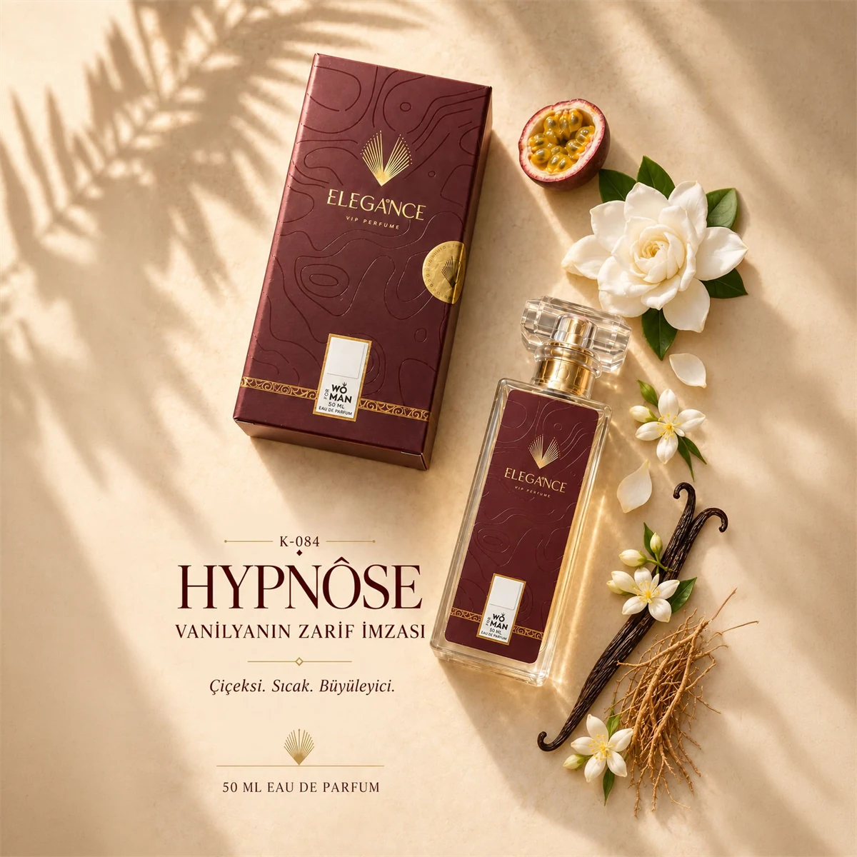 Hypnôse Edp 50 ml – Oryantal ve Vanilyalı Kadın Parfümü (K-084)