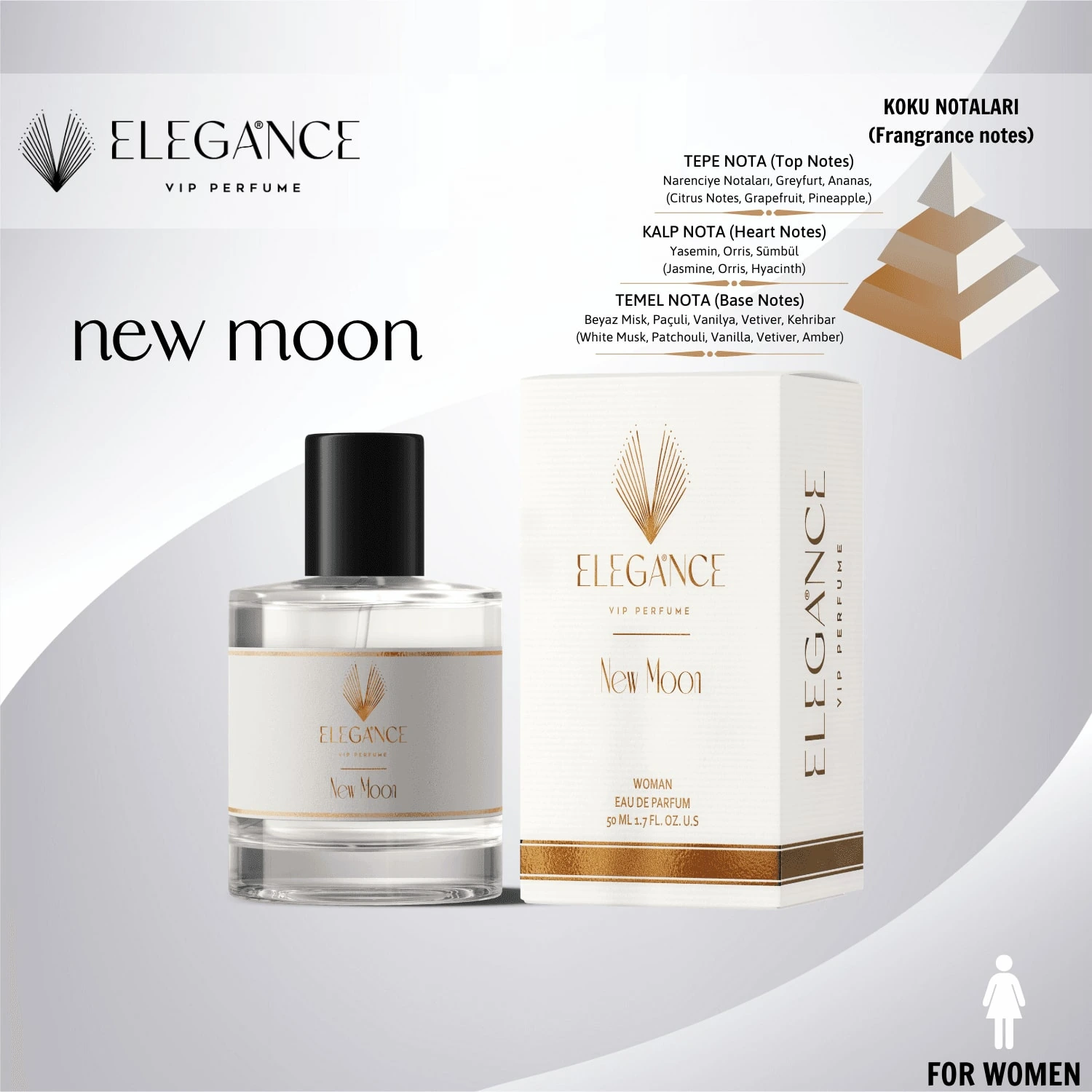 New Moon Edp 50 ml – Çiçeksi ve Fresh Kadın Parfümü