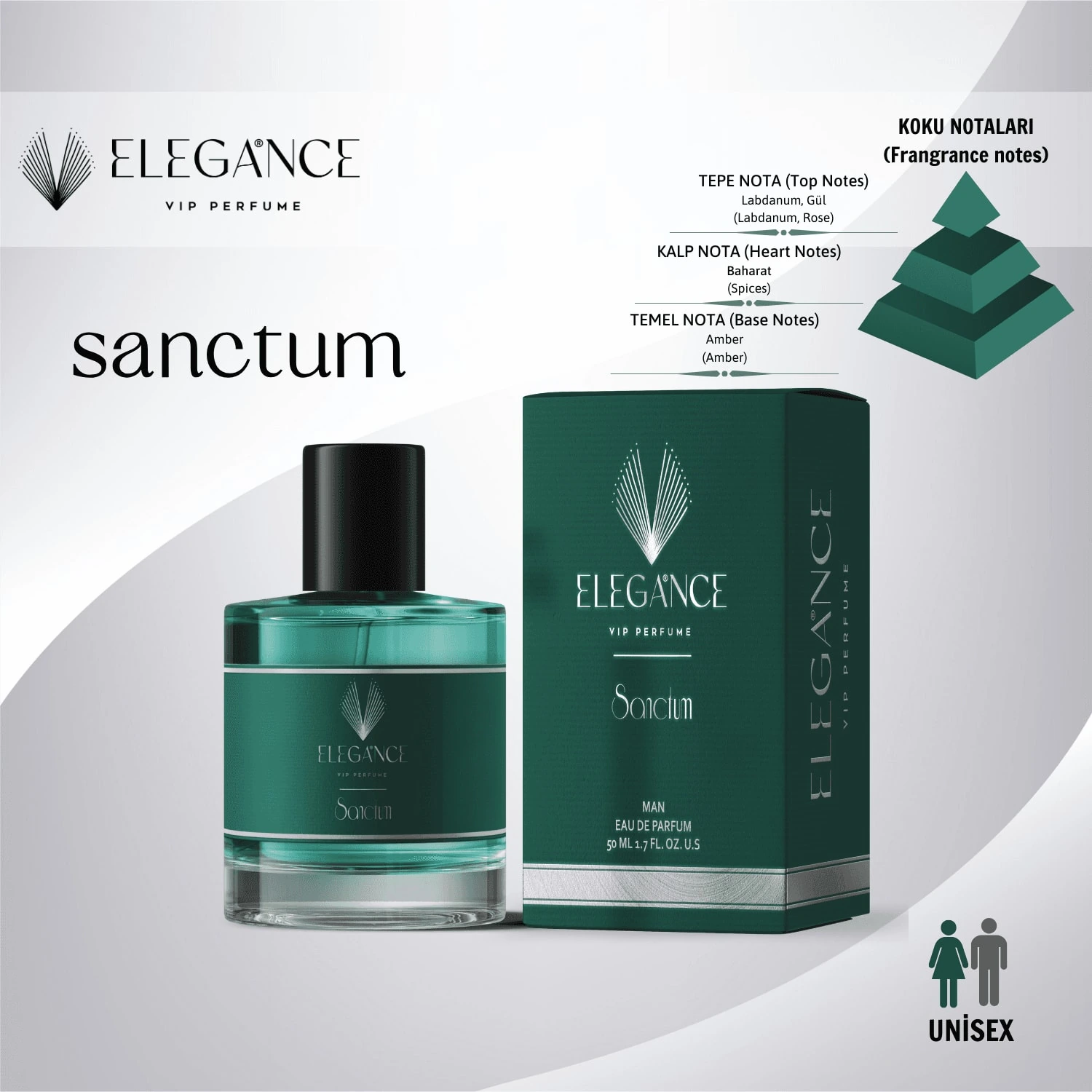 Sanctum Edp 50 ml – Oryantal ve Odunsu Unisex Parfüm