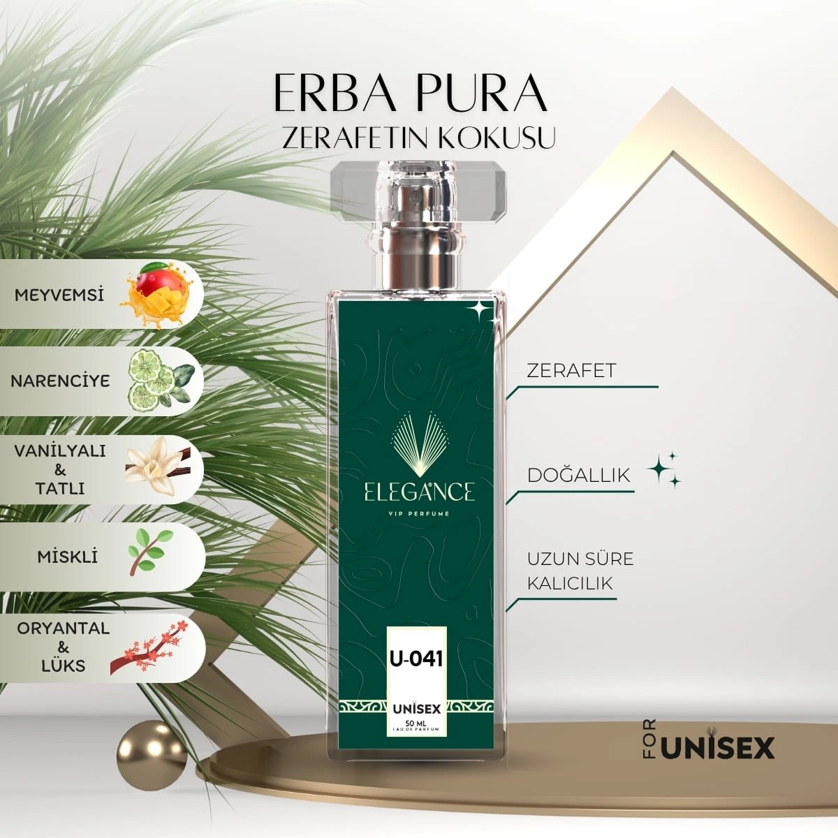 Erba Pura Edp 50 ml – Meyvemsi ve Tatlı Unisex Parfümü (U-041)