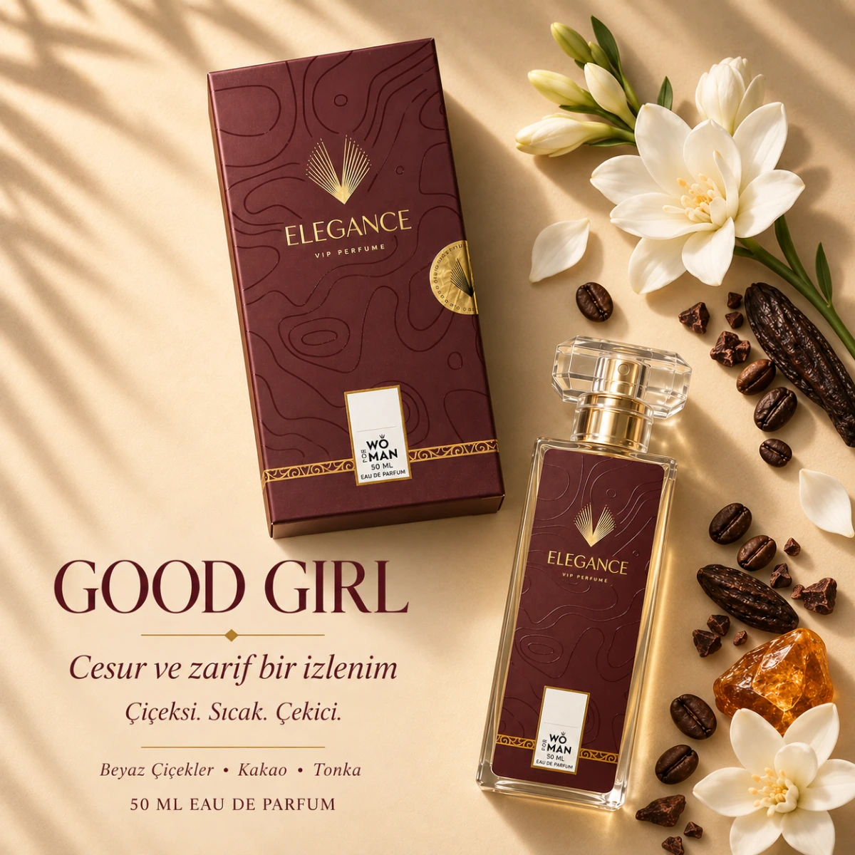 K-118 "GoodGirl" Edp 50 ml– Çiçeksi ve Oryantal Kadın Parfümü