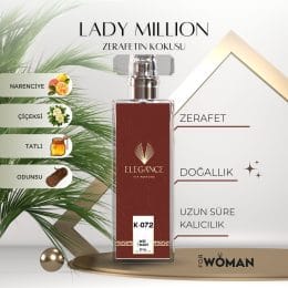 Lady Million Edp 50 ml kadın parfümü – çiçeksi ve odunsu koku (K-072)