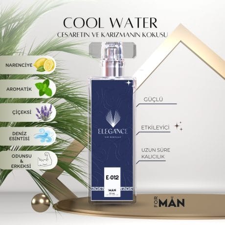 Cool Water Edp 50 ml Erkek Parfümü (E-012)