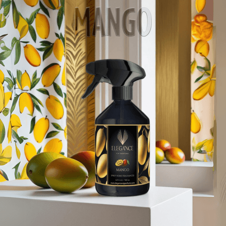 Mango Oda ve Ortam Kokusu Sprey 500 ml – Egzotik, Tatlı ve Yüksek Performanslı Koku | Elegance Home Fragrance