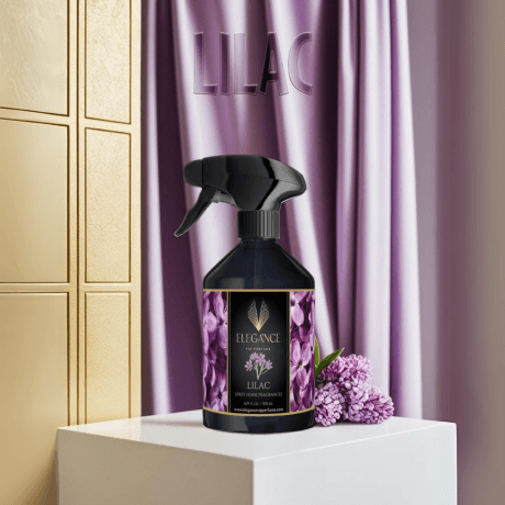 Leylak Oda ve Ortam Kokusu Sprey 500 ml – Romantik, Ferah ve Yüksek Performanslı Koku | Elegance Home Fragrance