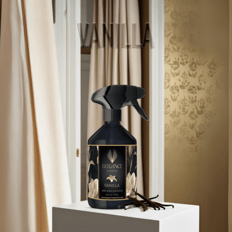 Vanilya & Hindistan Cevizi Oda Spreyi 500 ml – Tatlı Sakinlik ve Tropik Ferahlık | Elegance Home Fragrance