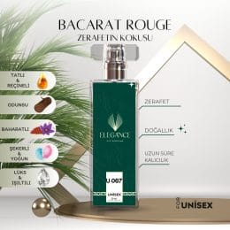 Baccarat Rouge 540 Edp 50 ml unisex parfüm – amber ve tatlı koku (U-067)